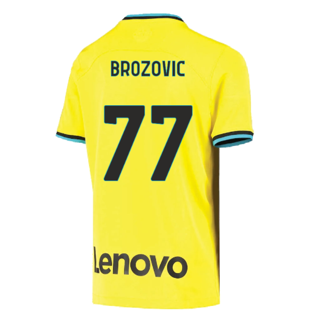 2022-2023 Inter Milan Third Shirt (Kids) (BROZOVIC 77)