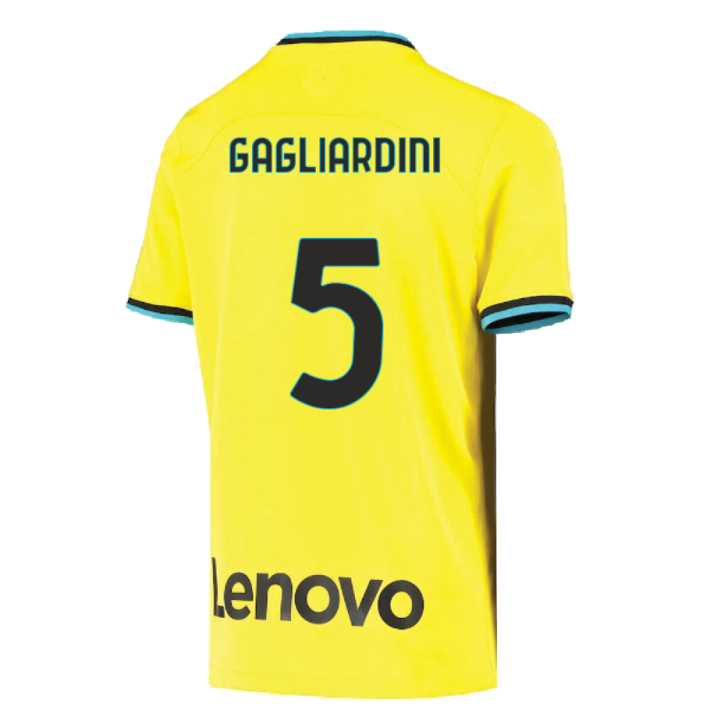 2022-2023 Inter Milan Third Shirt (Kids) (GAGLIARDINI 5)