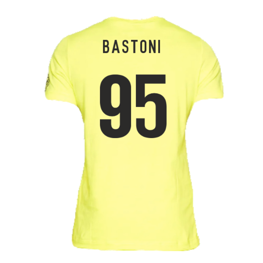 2022-2023 Inter Milan Voice Tee (Yellow) (BASTONI 95)