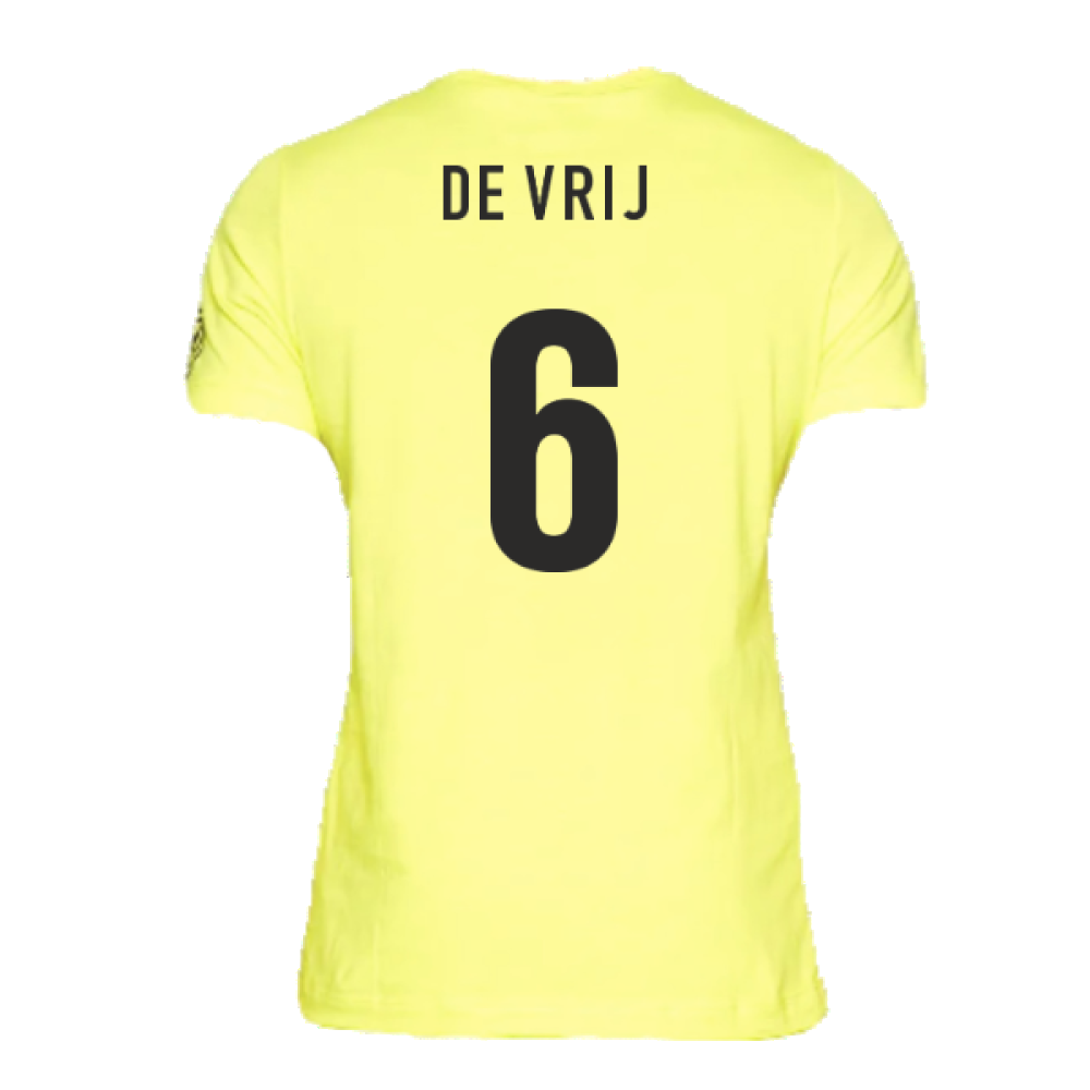 2022-2023 Inter Milan Voice Tee (Yellow) (DE VRIJ 6)