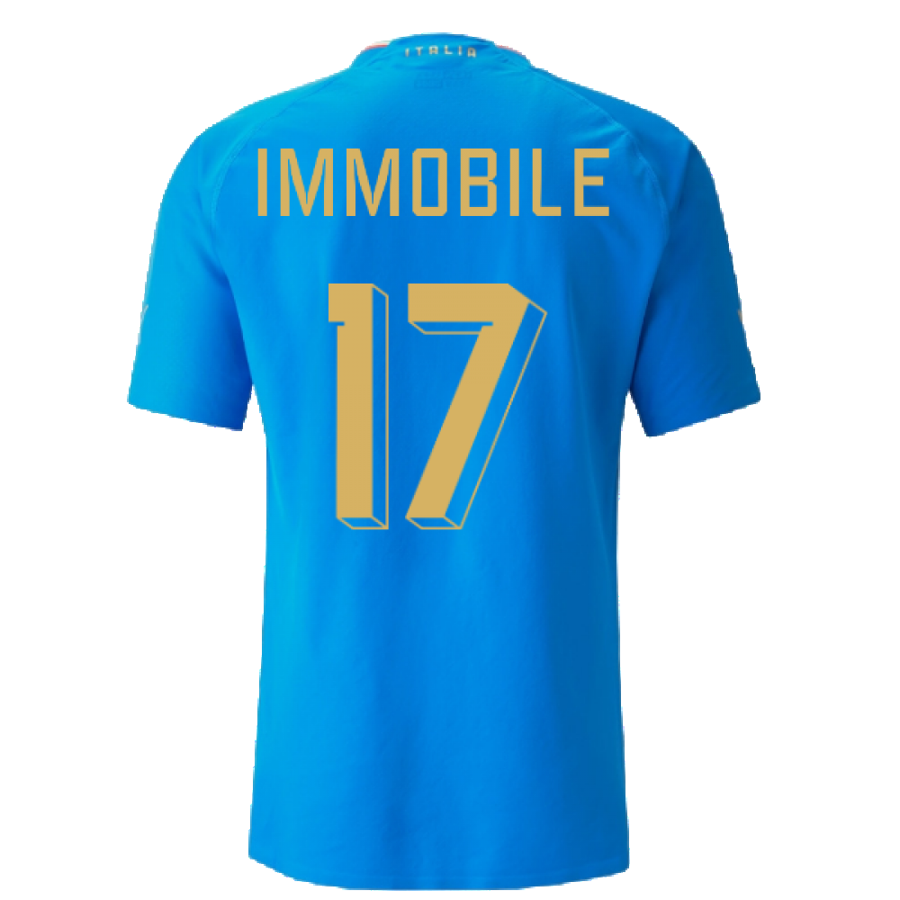 2022-2023 Italy Authentic Home Shirt (IMMOBILE 17)