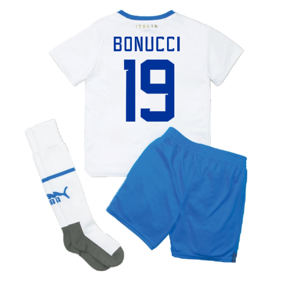 2022-2023 Italy Away Mini Kit (BONUCCI 19)