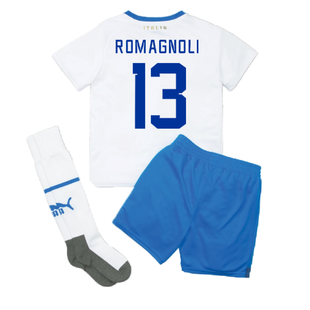 2022-2023 Italy Away Mini Kit (ROMAGNOLI 13)