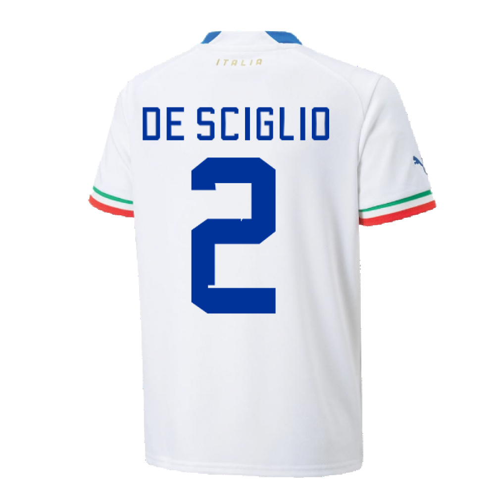 2022-2023 Italy Away Shirt (Kids) (DE SCIGLIO 2)