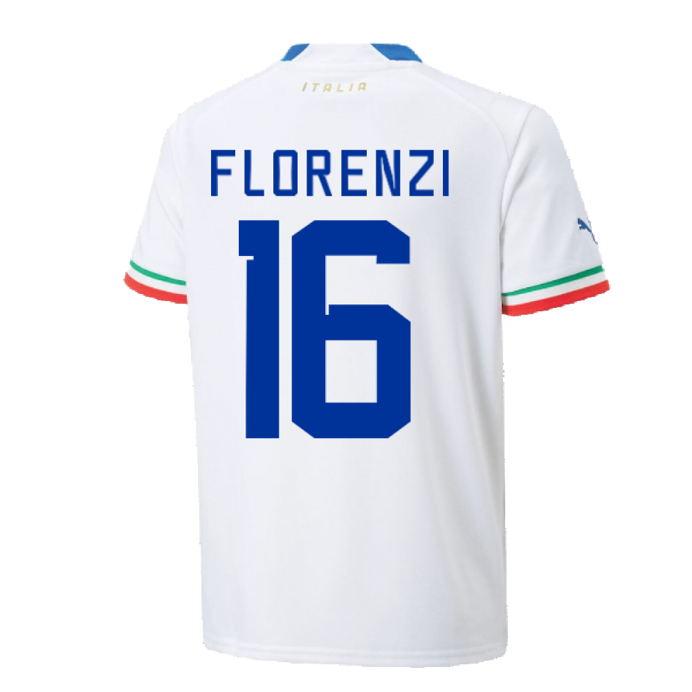 2022-2023 Italy Away Shirt (Kids) (FLORENZI 16)