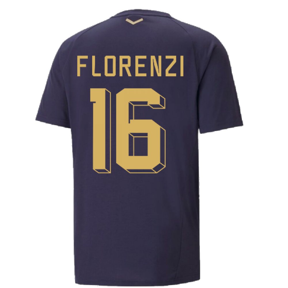 2022-2023 Italy Coach Casuals Tee (Peacot) (FLORENZI 16)