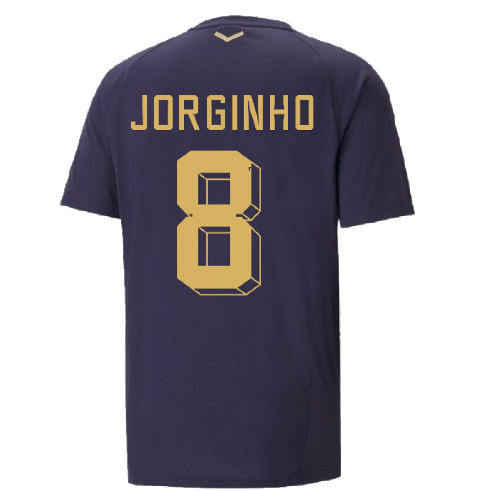 2022-2023 Italy Coach Casuals Tee (Peacot) (JORGINHO 8)