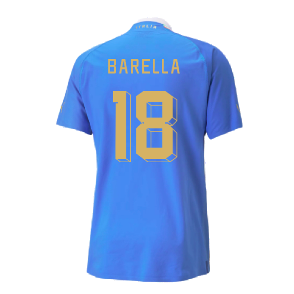 2022-2023 Italy Home Jersey Authentic with Packaging (BARELLA 18)