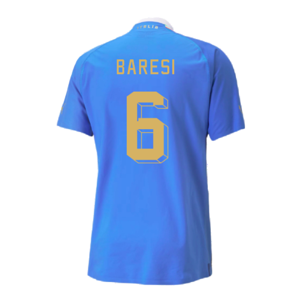 2022-2023 Italy Home Jersey Authentic with Packaging (BARESI 6)