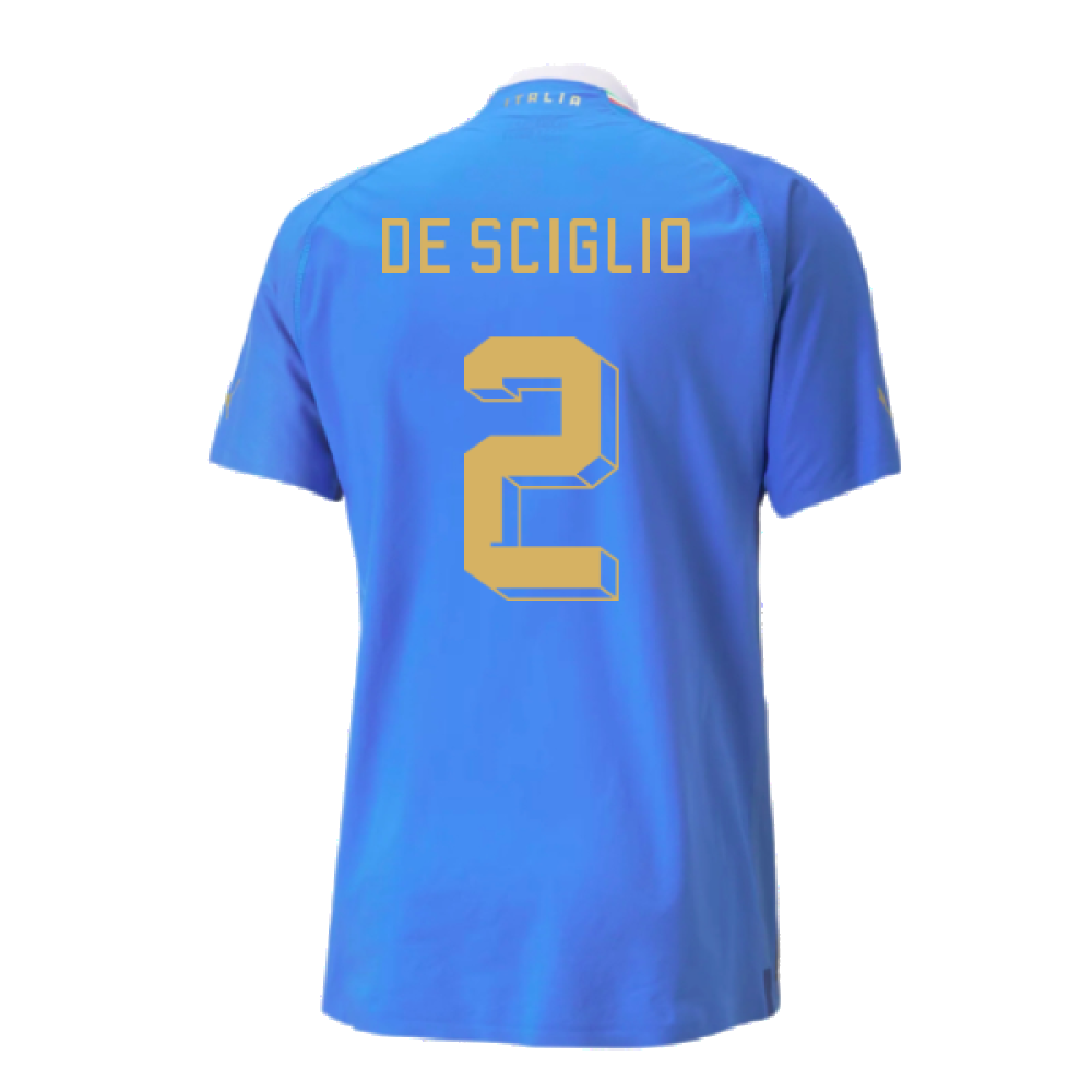 2022-2023 Italy Home Jersey Authentic with Packaging (DE SCIGLIO 2)