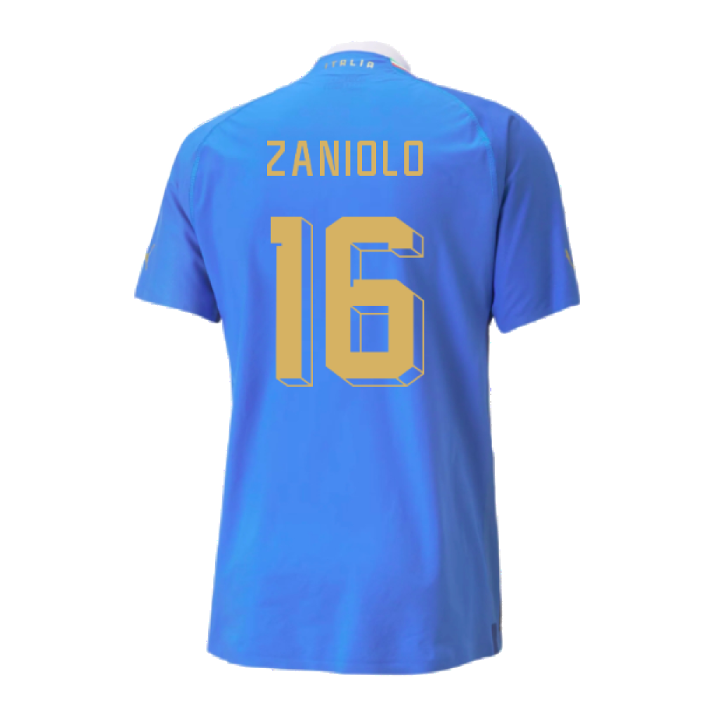 2022-2023 Italy Home Jersey Authentic with Packaging (ZANIOLO 16)