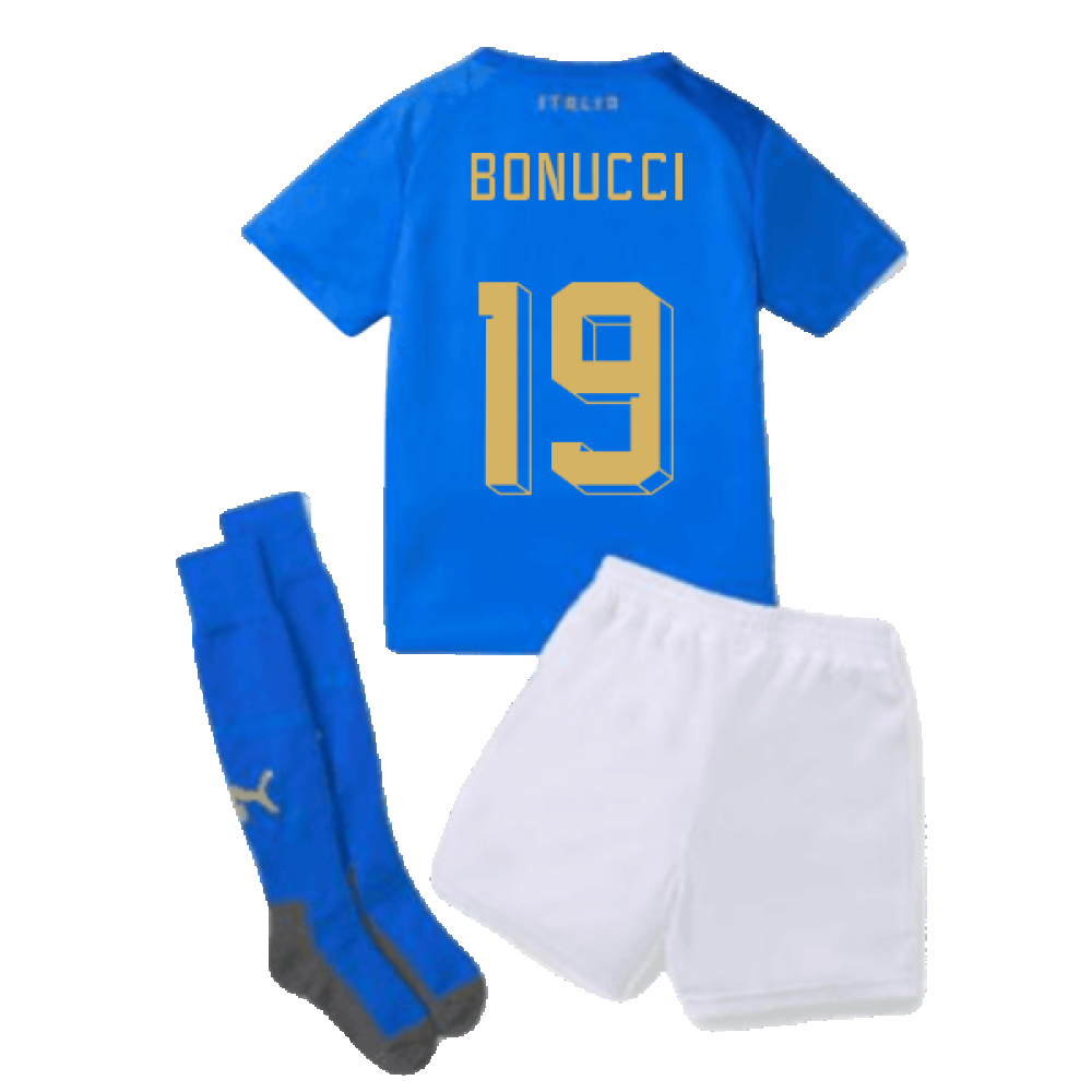 2022-2023 Italy Home Mini Kit (BONUCCI 19)