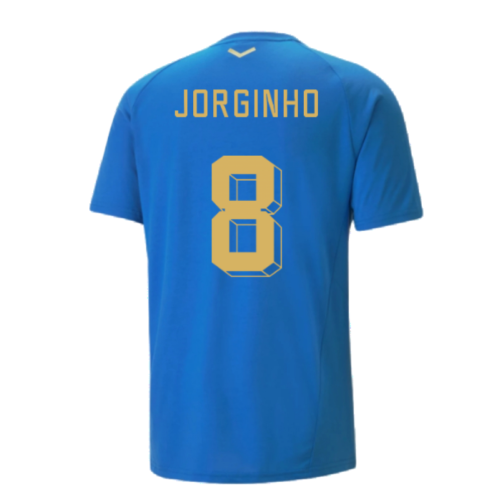 2022-2023 Italy Player Casuals Tee (Blue) (JORGINHO 8)