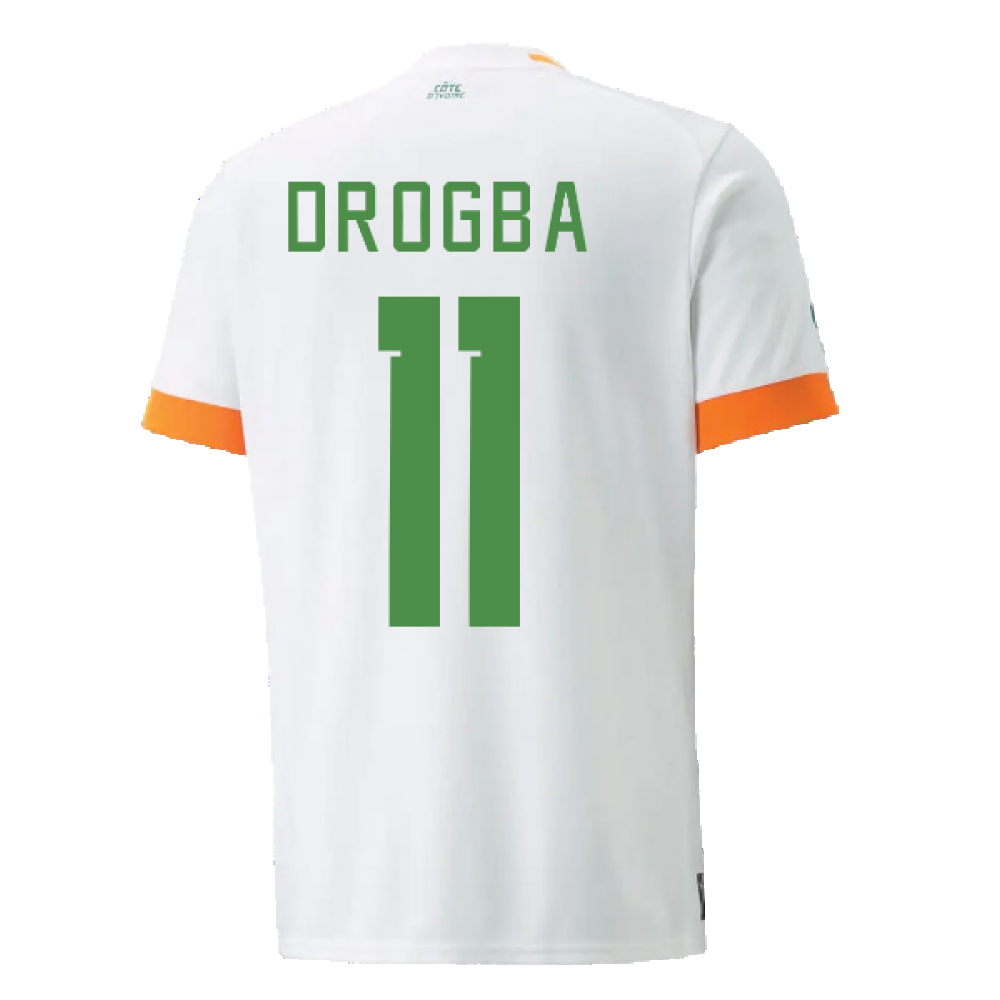 2022-2023 Ivory Coast Away Shirt (DROGBA 11)