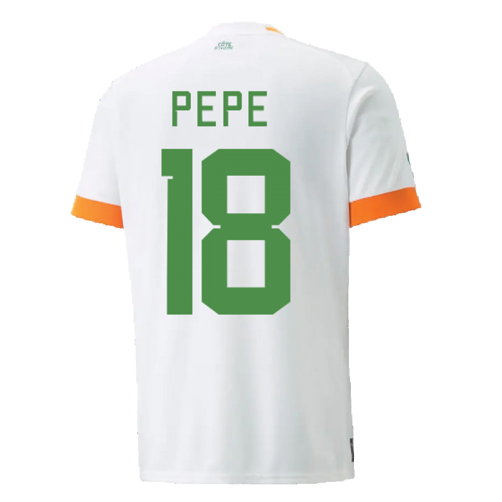 2022-2023 Ivory Coast Away Shirt (PEPE 18)