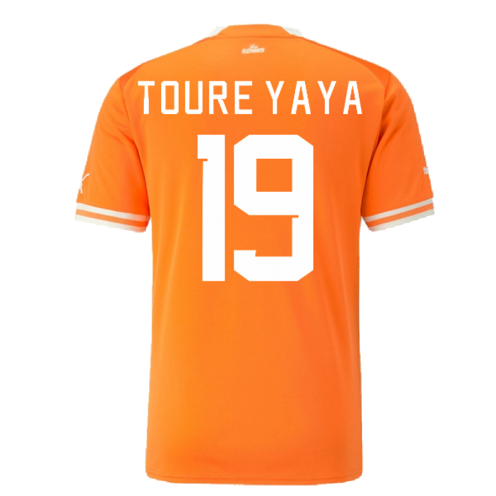 2022-2023 Ivory Coast Home Shirt (TOURE YAYA 19)