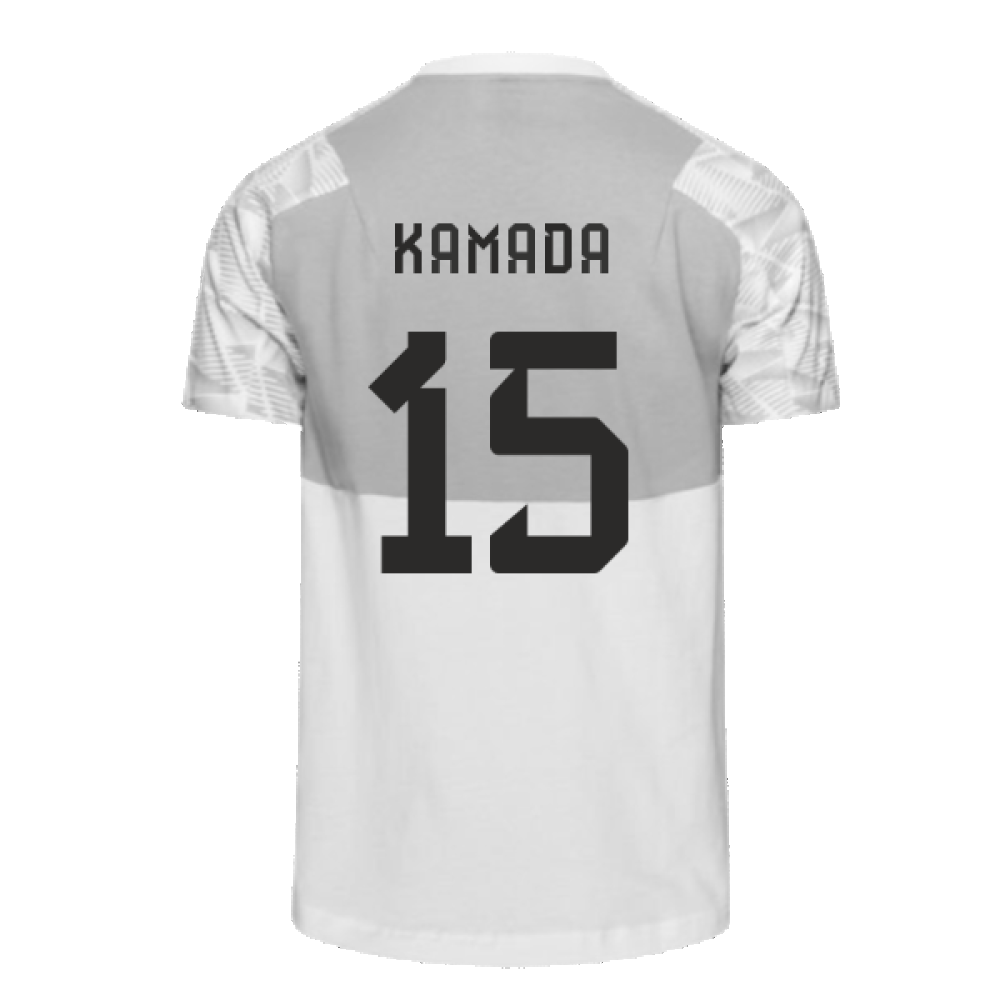 2022-2023 Japan Game Day Travel Tee (White) (Kamada 15)