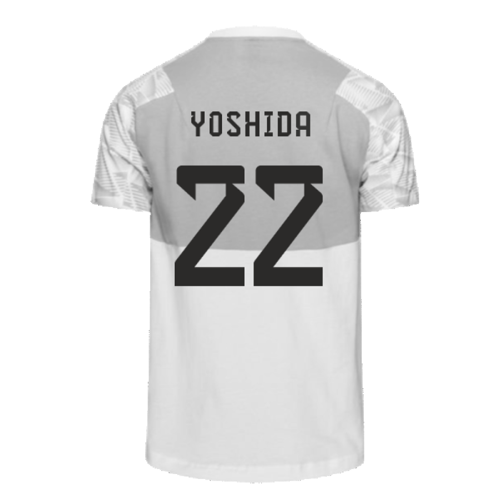 2022-2023 Japan Game Day Travel Tee (White) (Yoshida 22)