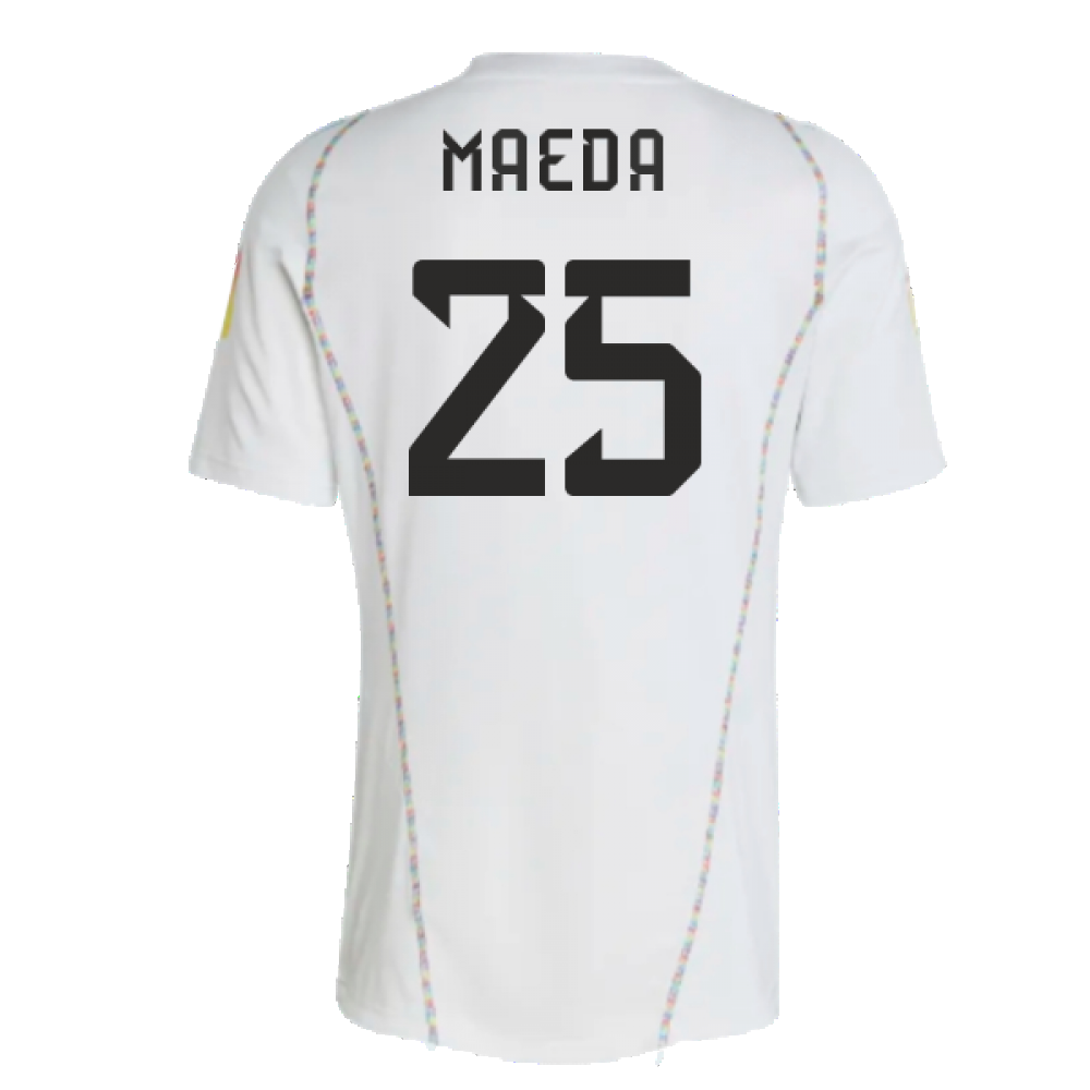 2022-2023 Japan Pre-Match Shirt (White) (Maeda 25)