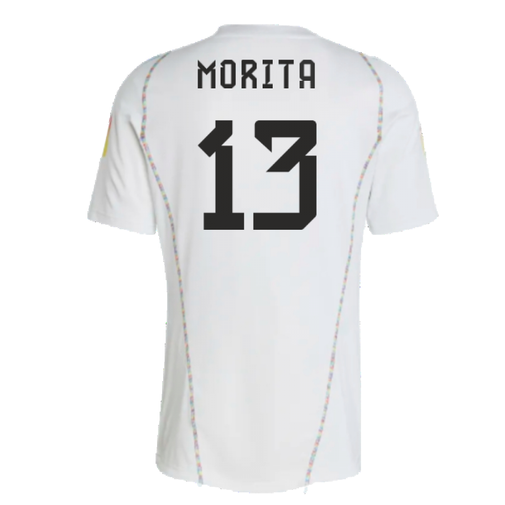 2022-2023 Japan Pre-Match Shirt (White) (Morita 13)