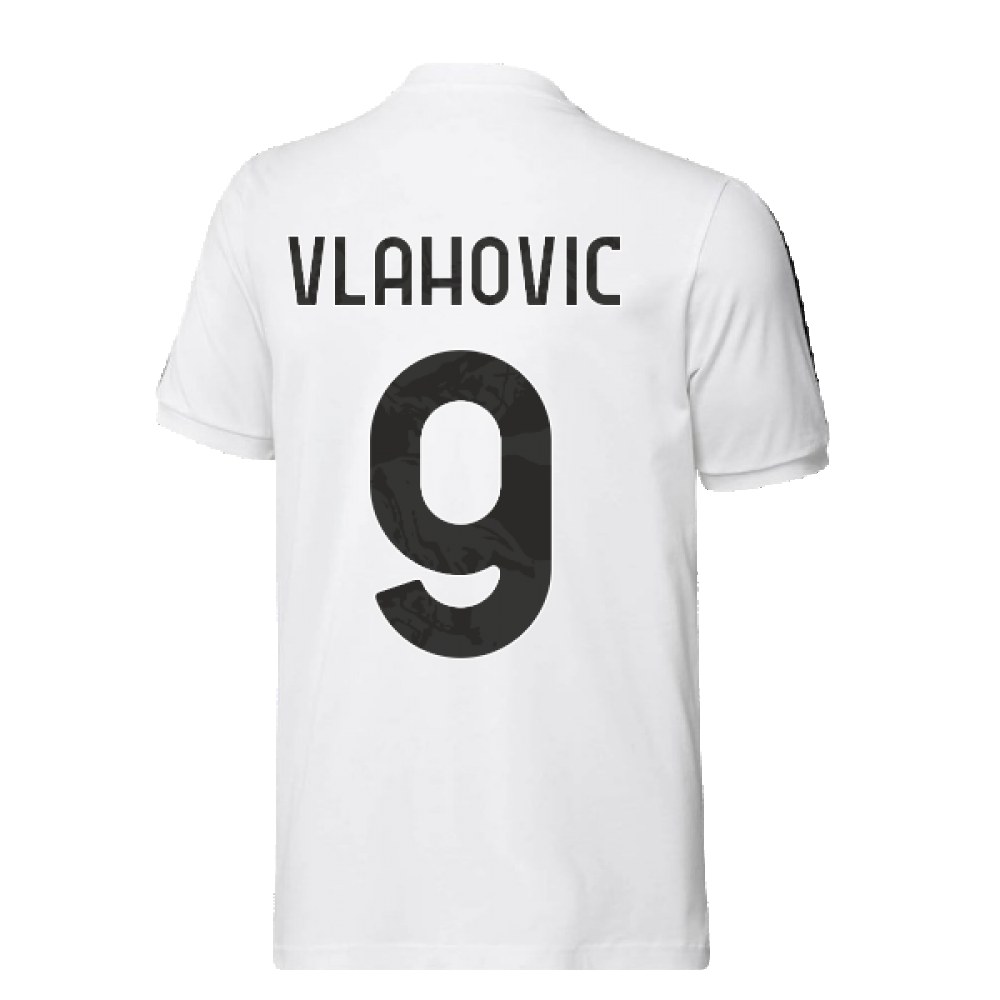 2022-2023 Juventus DNA 3S Tee (White) (VLAHOVIC 9)