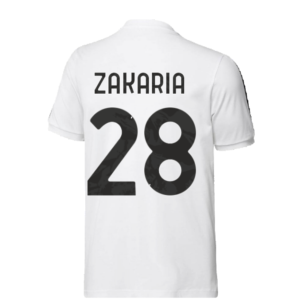 2022-2023 Juventus DNA 3S Tee (White) (ZAKARIA 28)