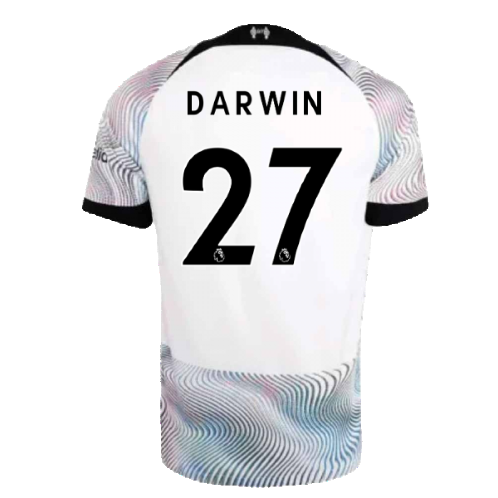 2022-2023 Liverpool Away Vapor Player Issue Shirt (DARWIN 27)