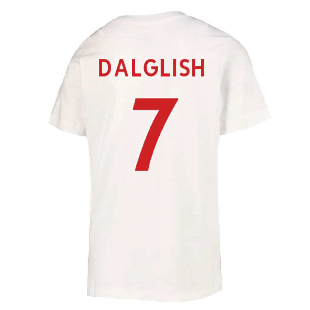 2022-2023 Liverpool Crest Tee (White) (DALGLISH 7)