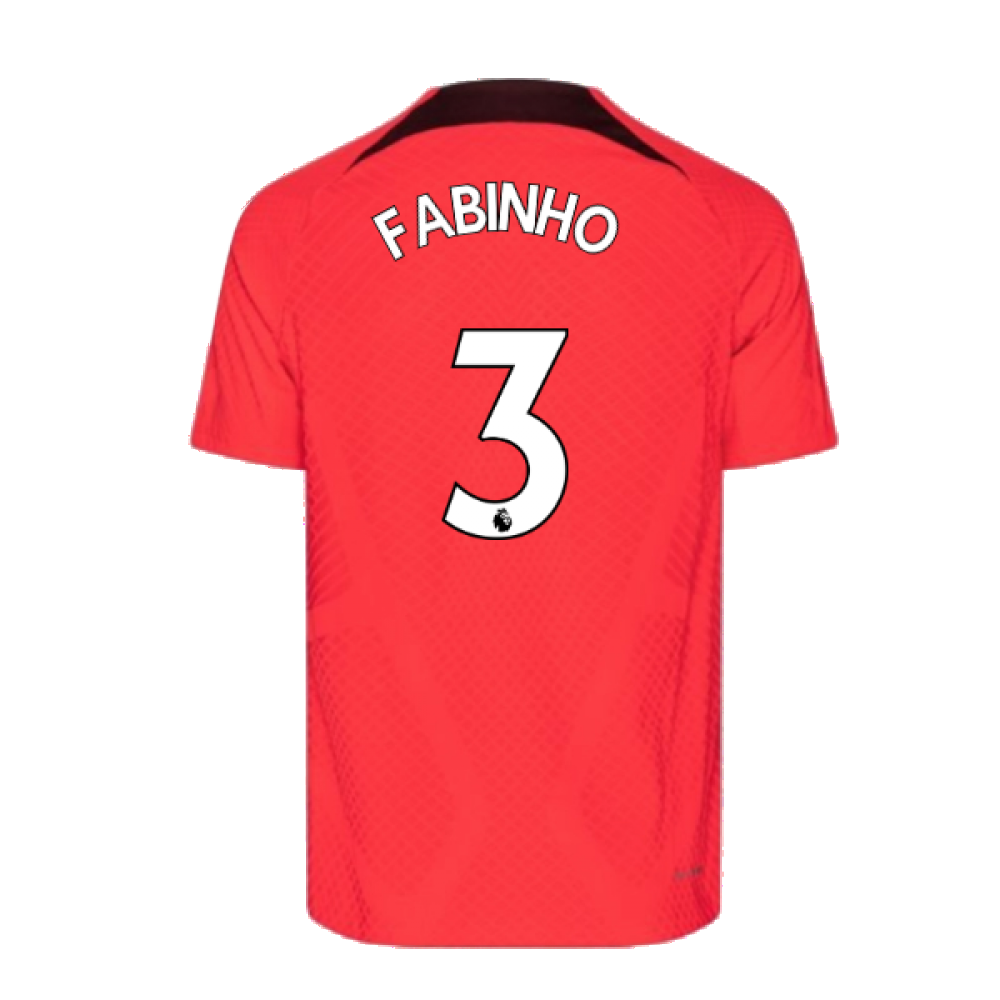 2022-2023 Liverpool Elite Training Shirt (Red) (FABINHO 3)