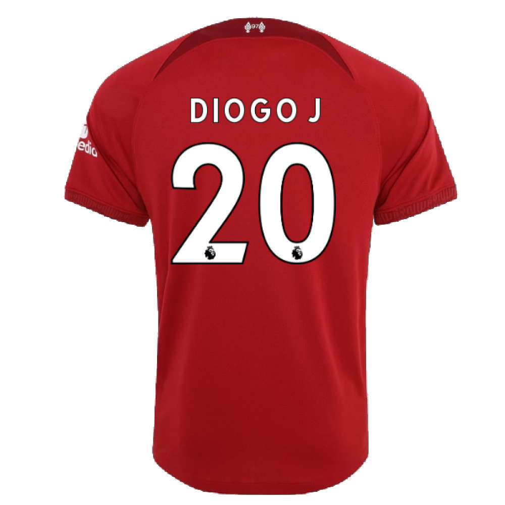 2022-2023 Liverpool Home Shirt (Kids) (DIOGO J 20)