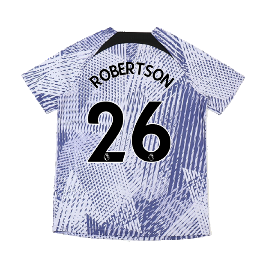 2022-2023 Liverpool Pre-Match Training Shirt (Pure Violet) (ROBERTSON 26)