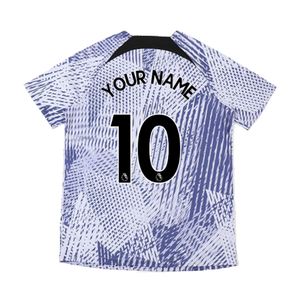 2022-2023 Liverpool Pre-Match Training Shirt (Pure Violet) (Your Name)