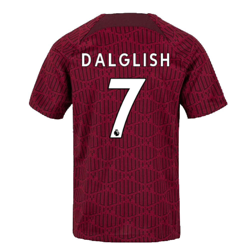 2022-2023 Liverpool Pre-Match Training Shirt (Red) - Kids (DALGLISH 7)