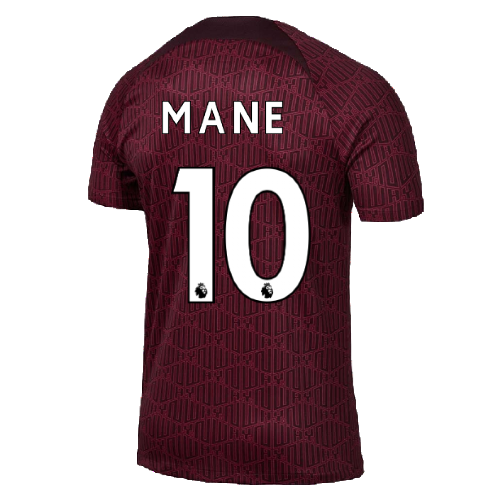 2022-2023 Liverpool Pre-Match Training Shirt (Red) (MANE 10)