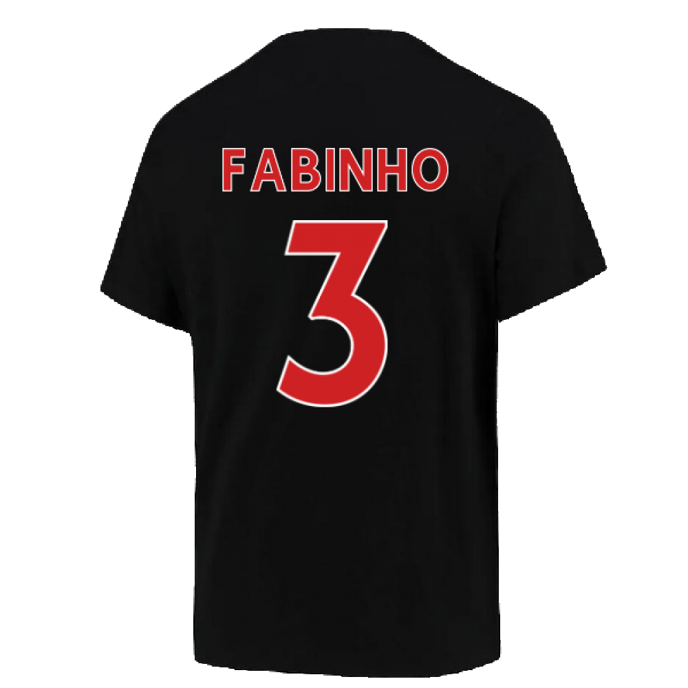 2022-2023 Liverpool Swoosh Tee (Black) (FABINHO 3)