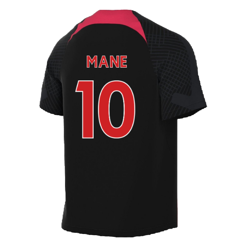 2022-2023 Liverpool Training Shirt (Black) (MANE 10)