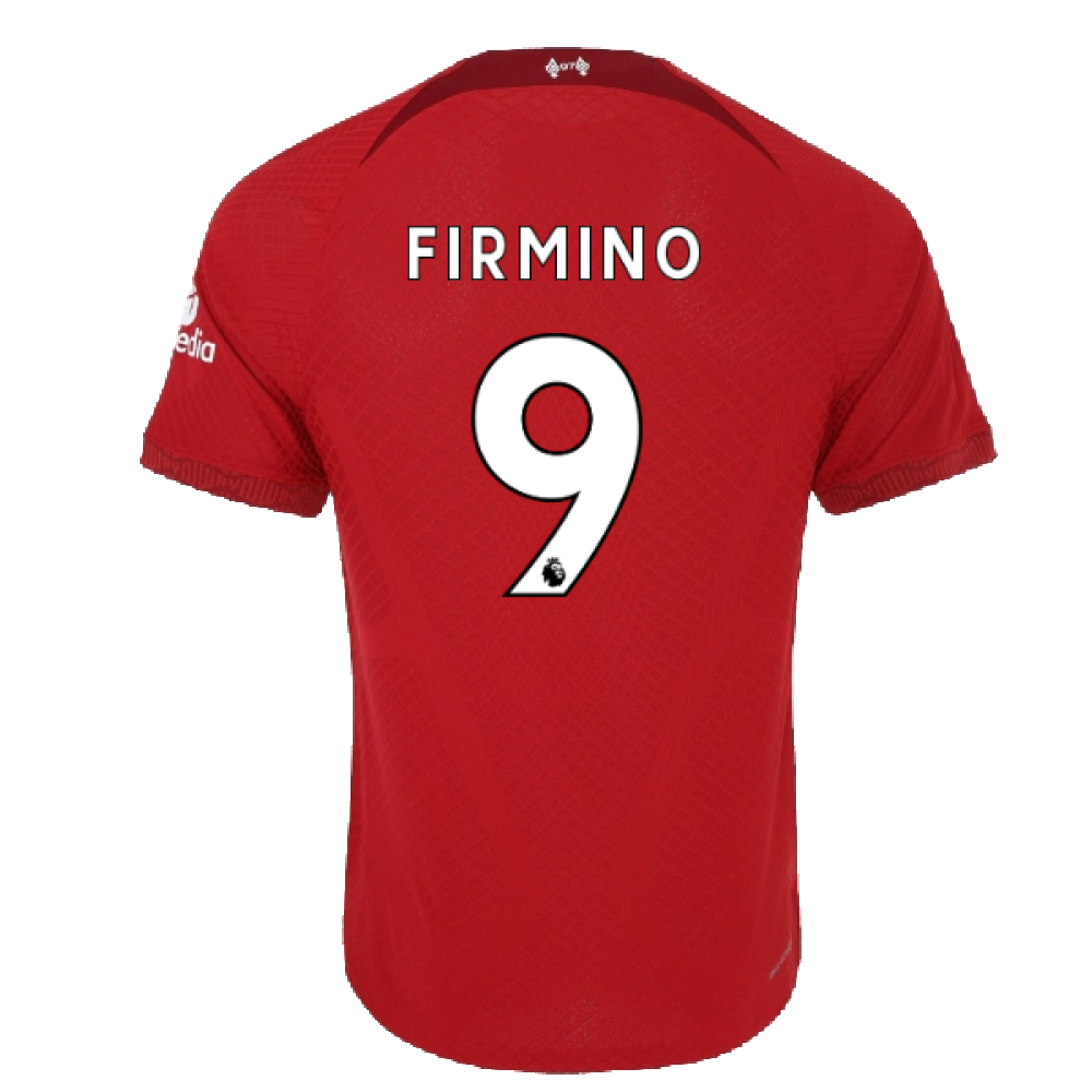 2022-2023 Liverpool Vapor Home Shirt (FIRMINO 9)