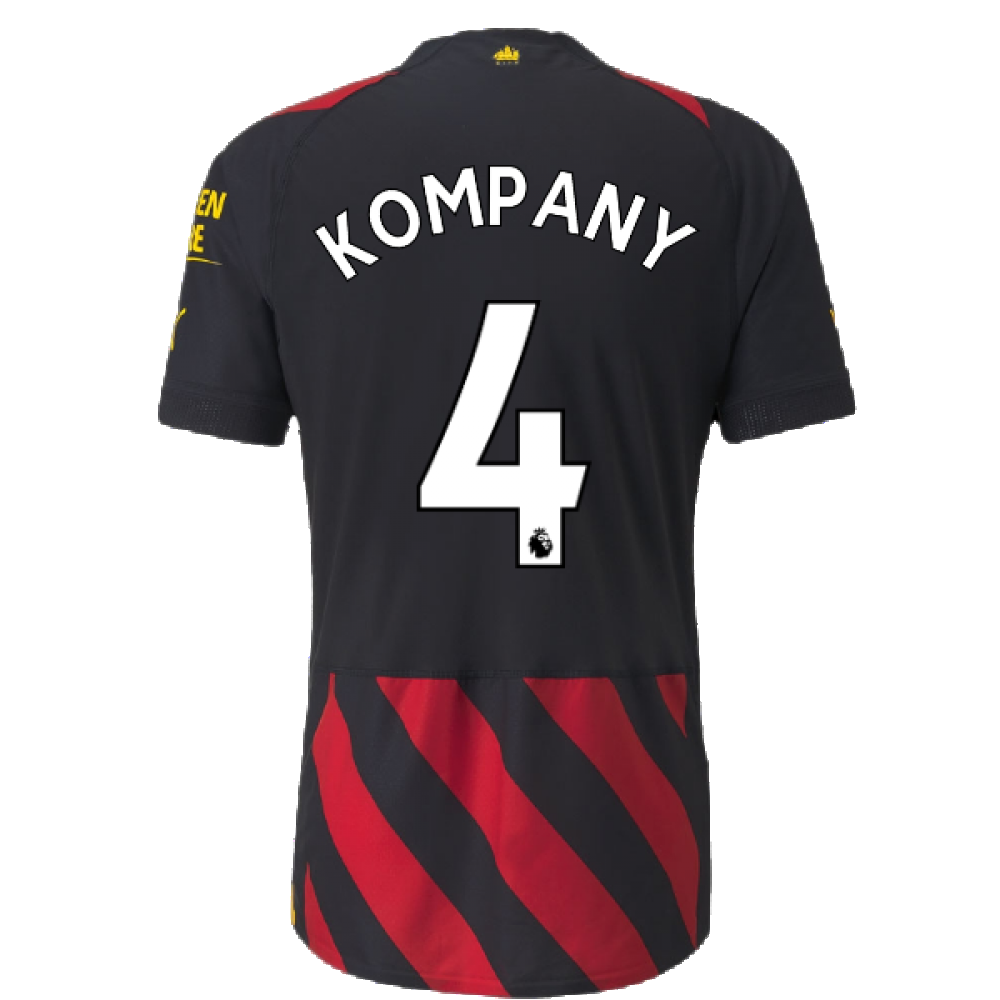 2022-2023 Man City Authentic Away Shirt (KOMPANY 4)