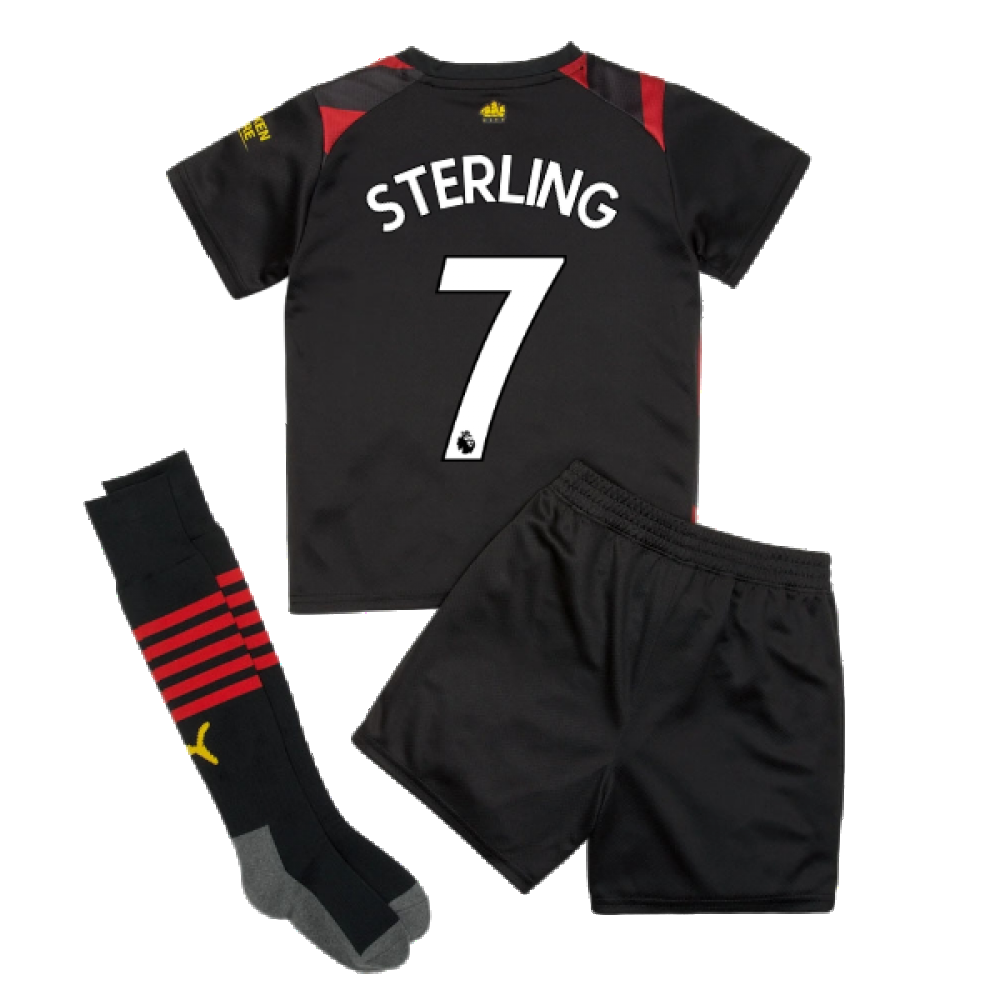 2022-2023 Man City Away Mini Kit (STERLING 7)