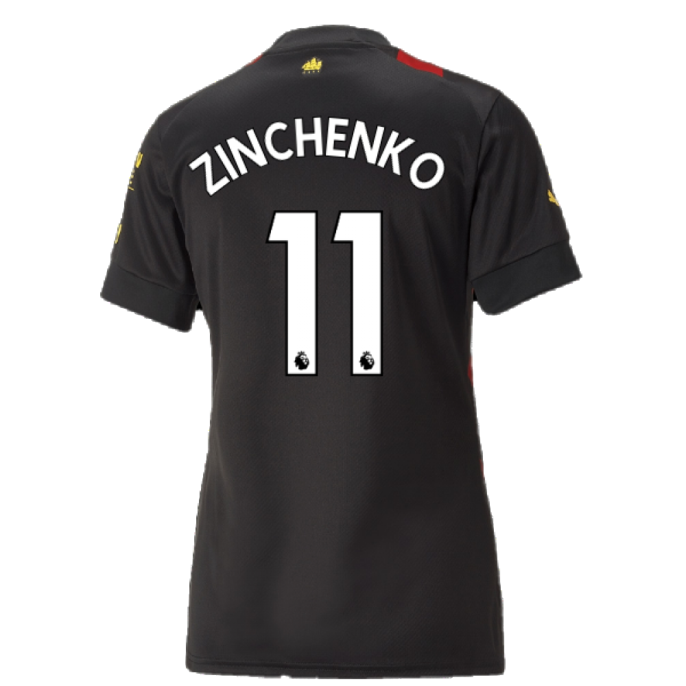 2022-2023 Man City Away Shirt (Ladies) (ZINCHENKO 11)