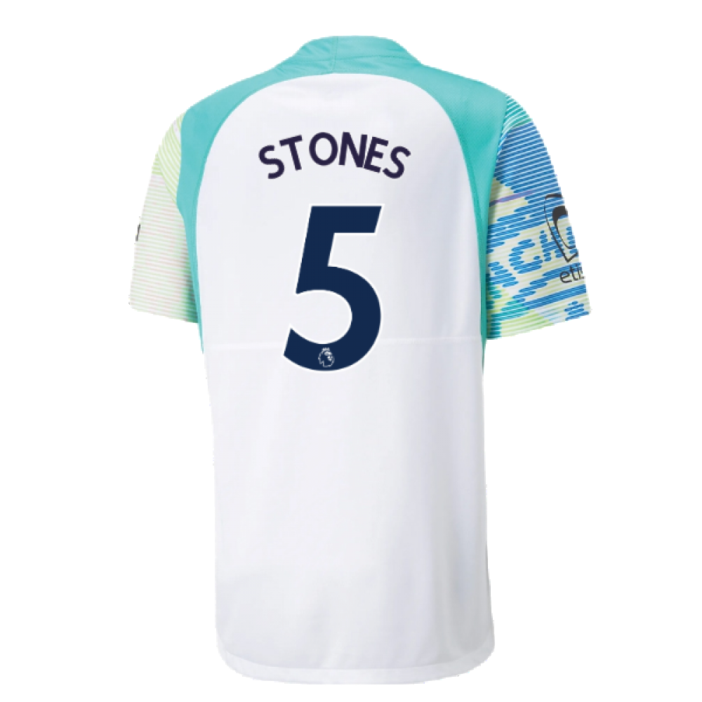 2022-2023 Man City Gameday Jersey (White) (STONES 5)