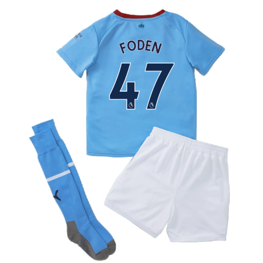 2022-2023 Man City Home Mini Kit (FODEN 47)