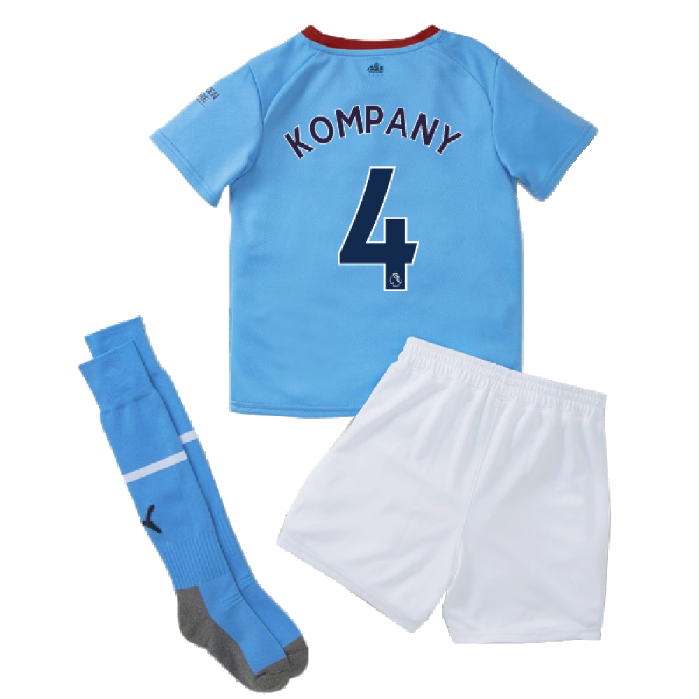 2022-2023 Man City Home Mini Kit (KOMPANY 4)