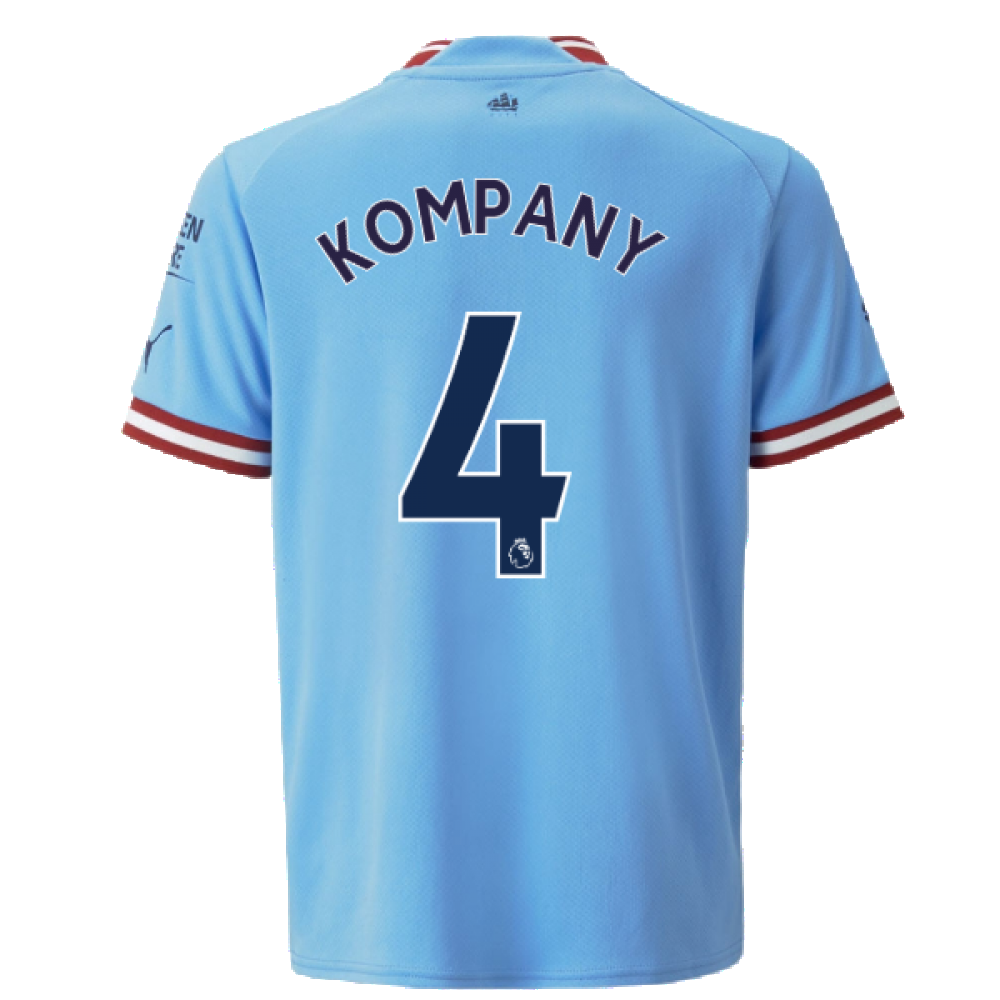 2022-2023 Man City Home Shirt (Kids) (KOMPANY 4)