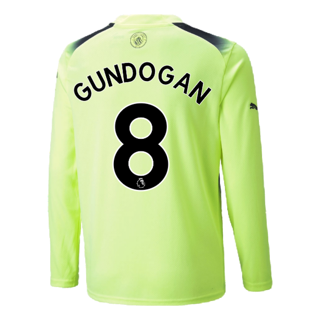 2022-2023 Man City Long Sleeve Third Shirt (GUNDOGAN 8)