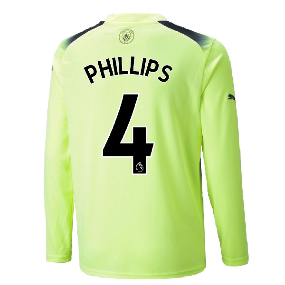 2022-2023 Man City Long Sleeve Third Shirt (PHILLIPS 4)