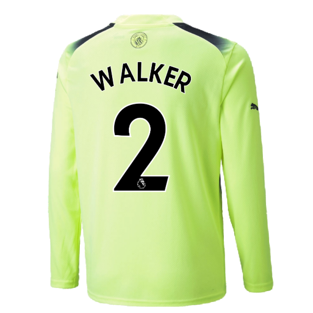 2022-2023 Man City Long Sleeve Third Shirt (WALKER 2)