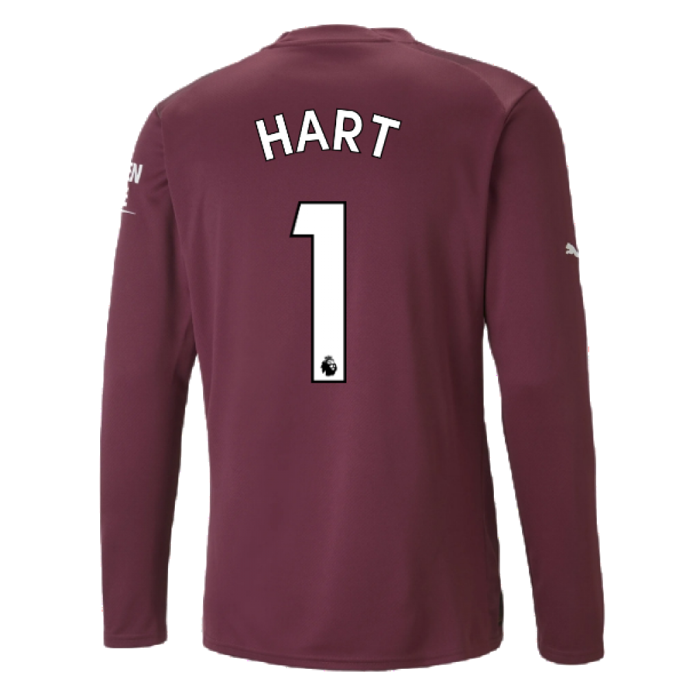 2022-2023 Man City LS Goalkeeper Shirt (Grape Wine) (HART 1)