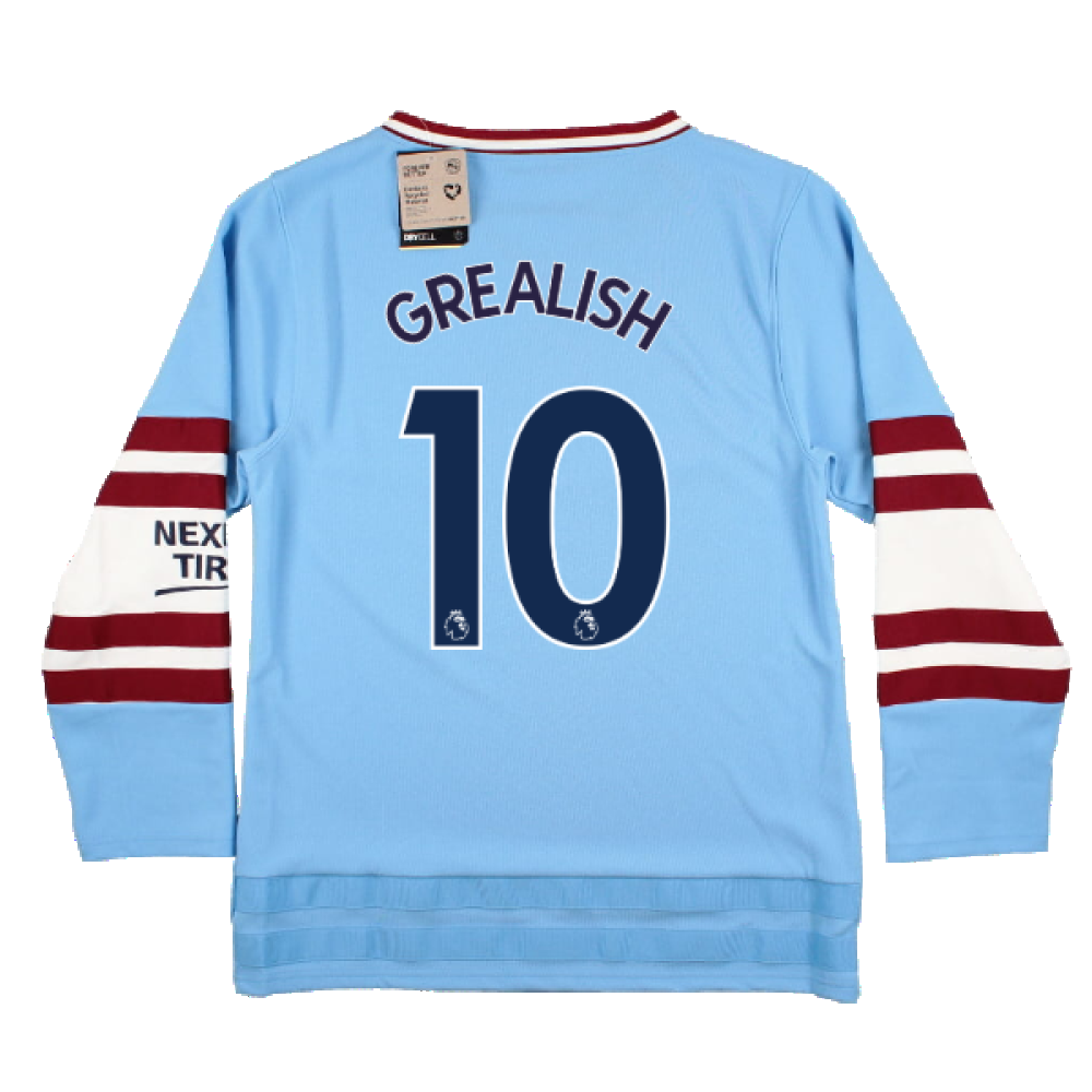 2022-2023 Man City Oversize Winter Jersey (Grealish 10)