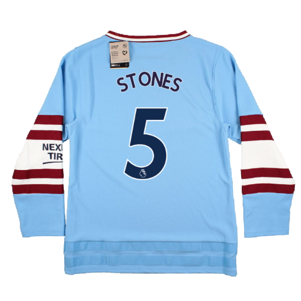 2022-2023 Man City Oversize Winter Jersey (Stones 5)